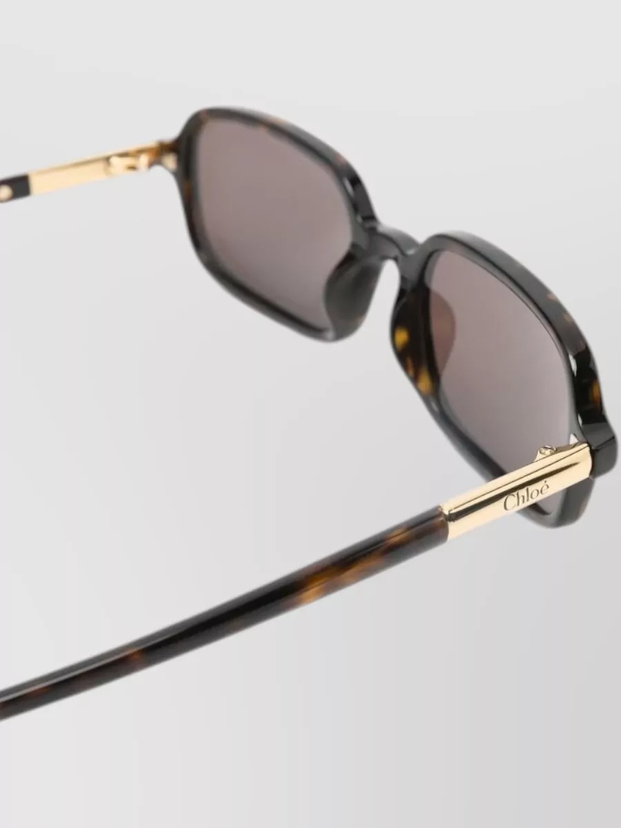 Chloé Acetate Rectangle Sunglasses