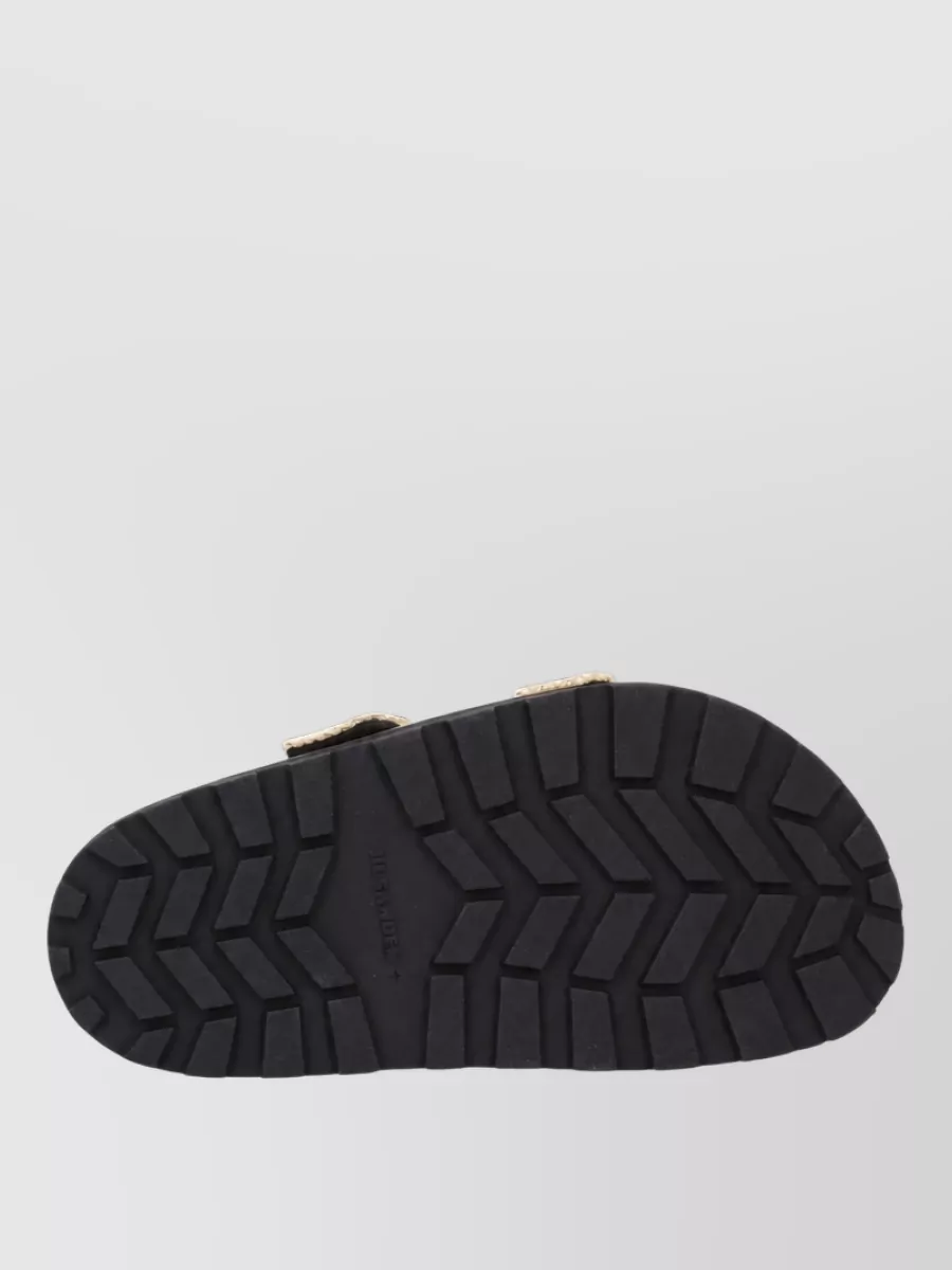 Jil Sander Raffia Slides