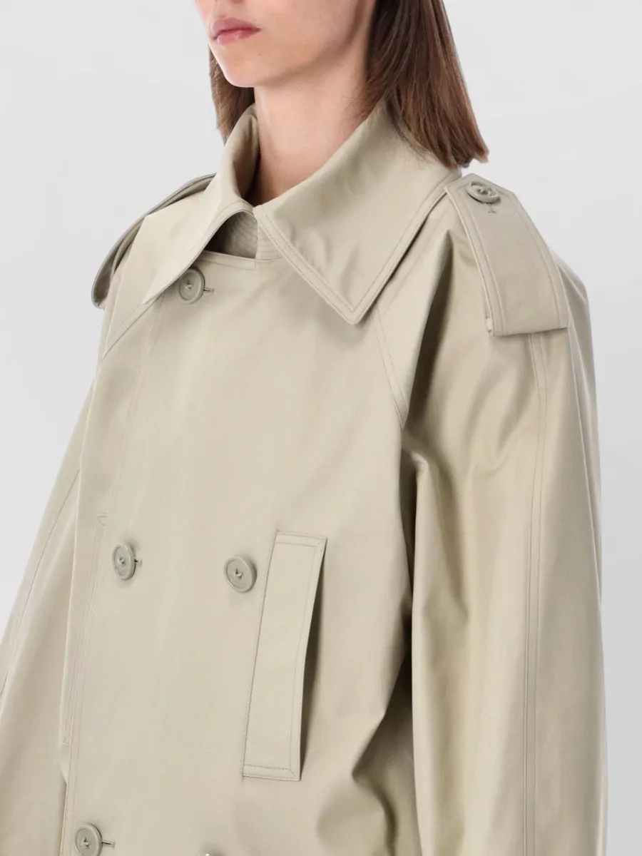 Balenciaga Cotton Double-Breasted Trench Coat