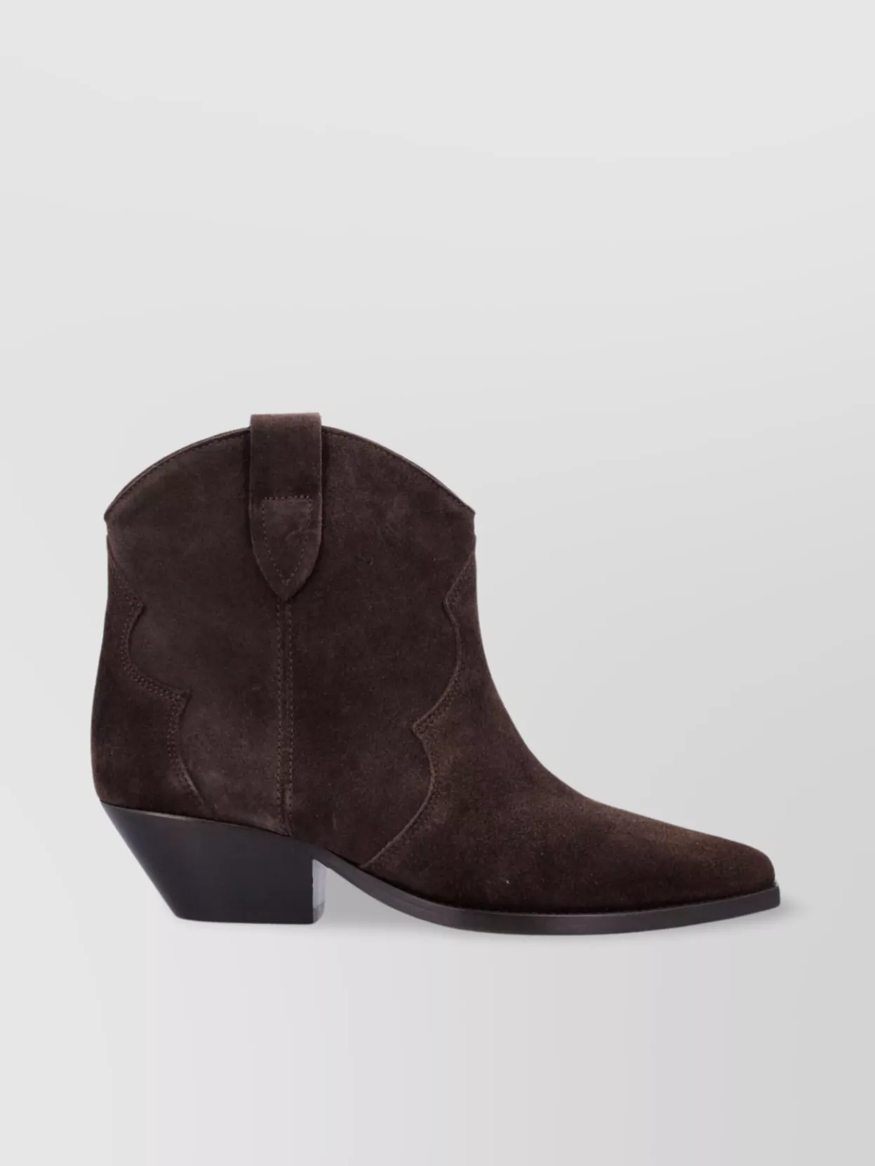 Isabel Marant Suede Western Cuban Heel Boots