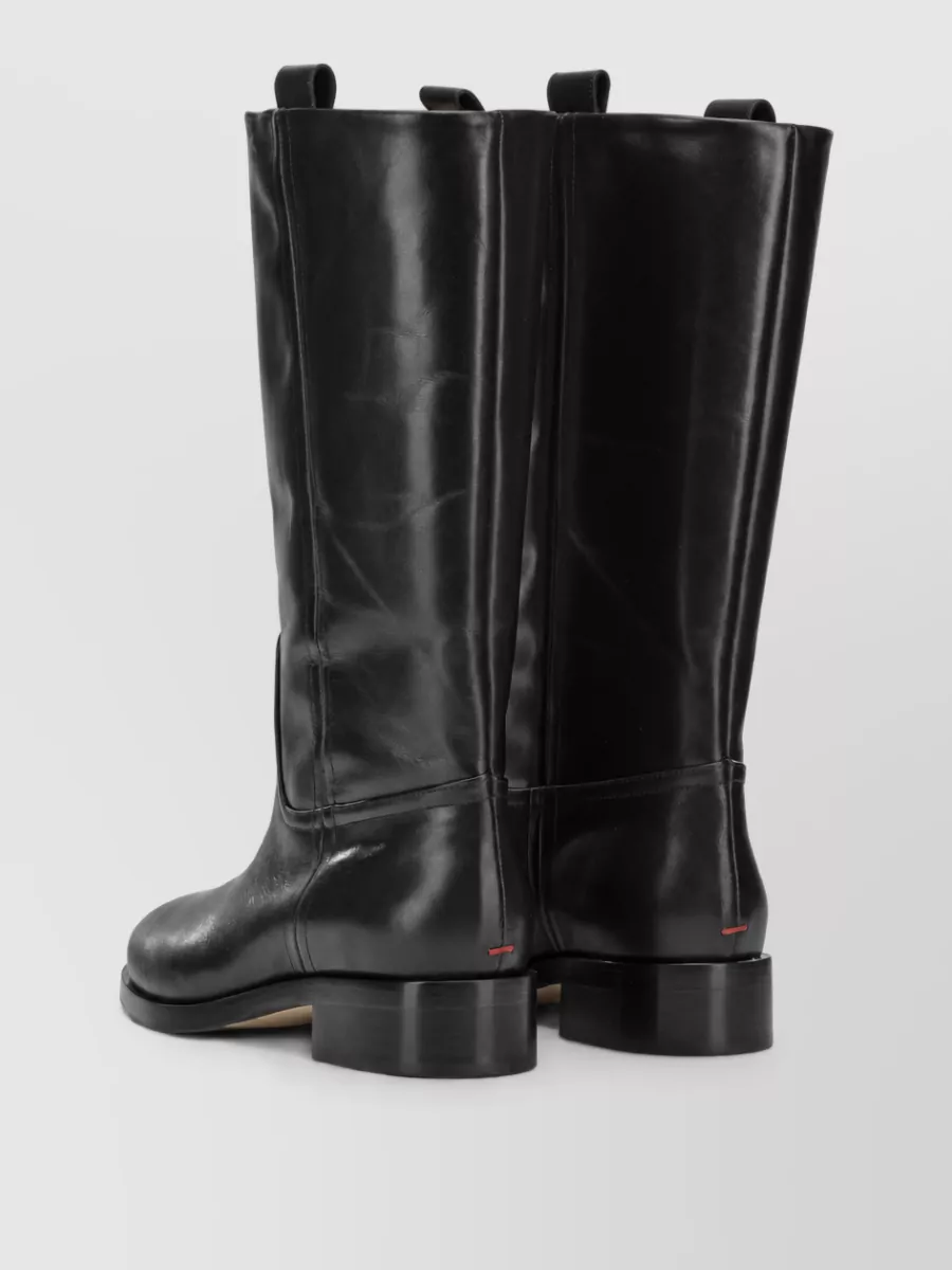 Aeyde Leather Knee-High Boots