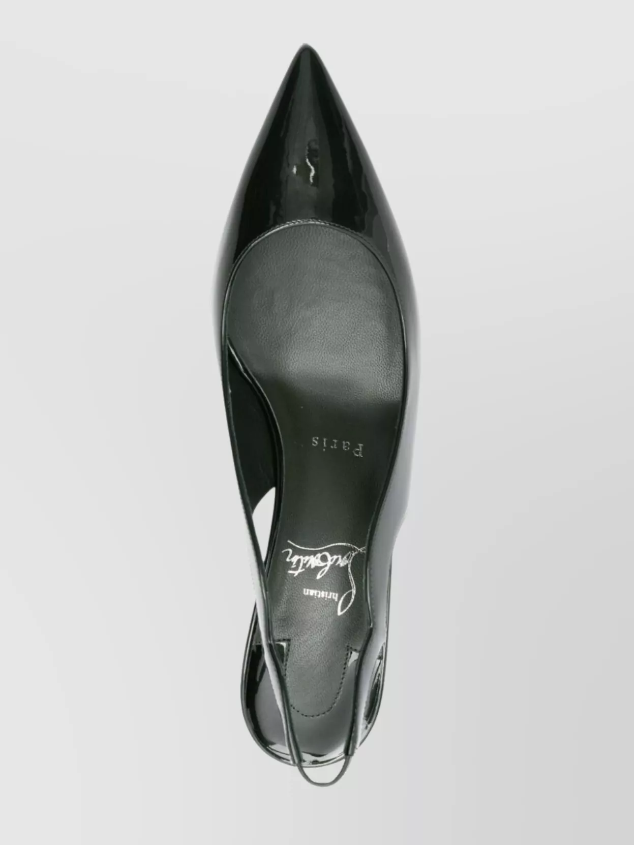 Christian Louboutin Mid Heel Pumps In Calf Leather