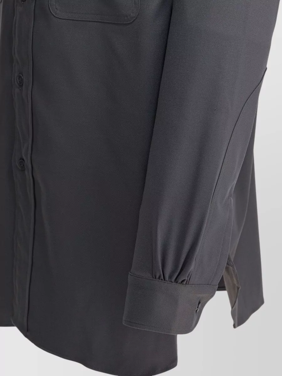 Needles Twill Shirt Featuring Button-Down Collar