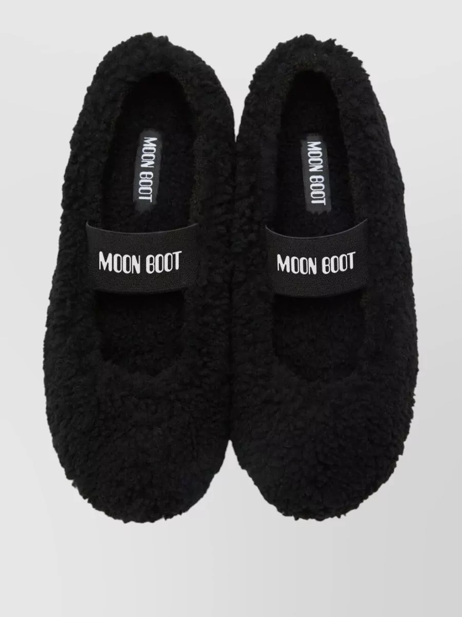 Moon Boot Soft Shearling Flat Ballerina Shoes