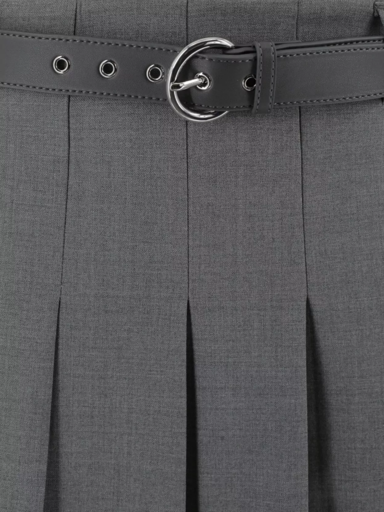 S Max Mara Wool Pleated Tailored Midi Skirt With Slits
