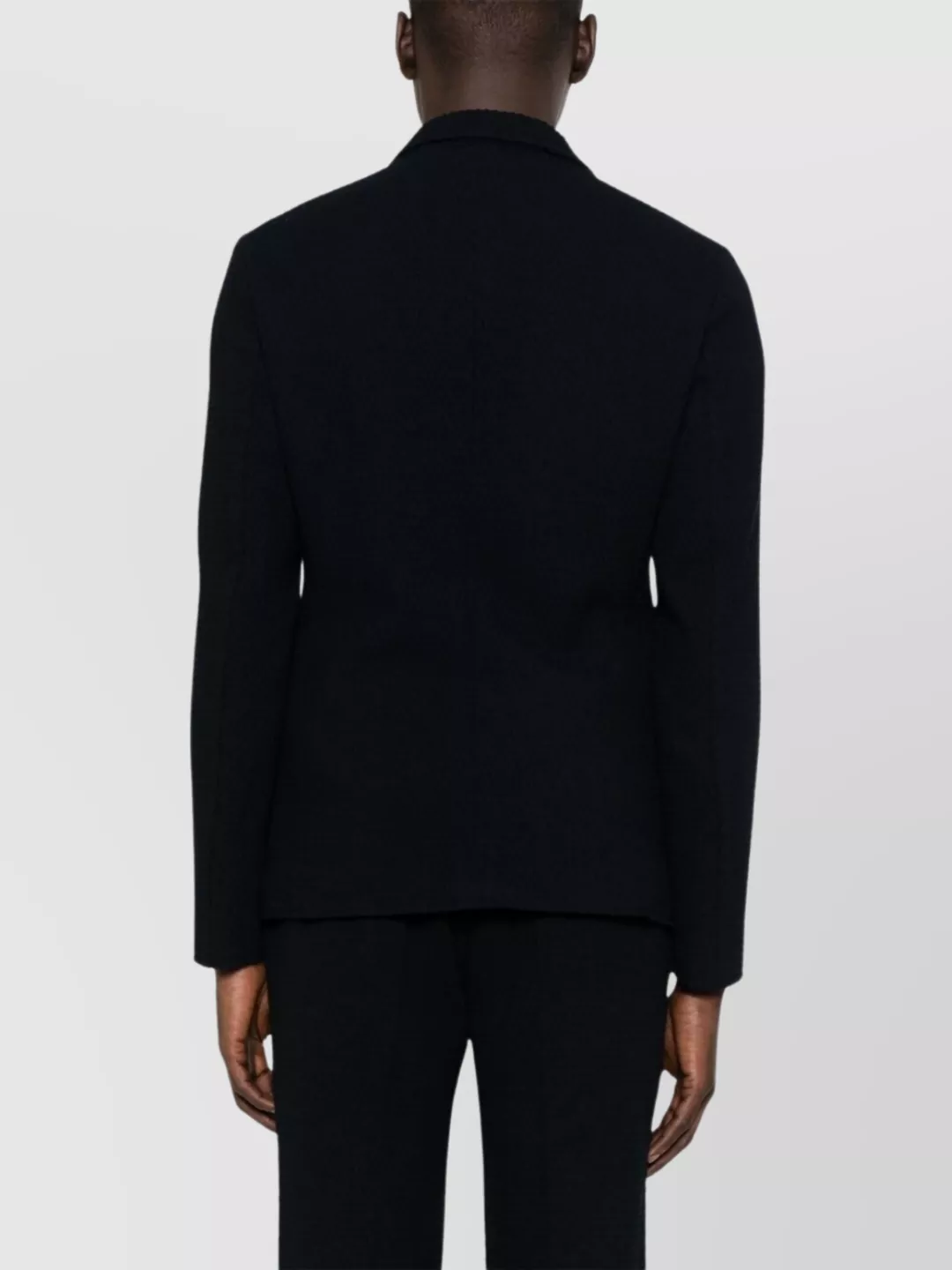 Emporio Armani Jacket Wool Textured Chest Pocket