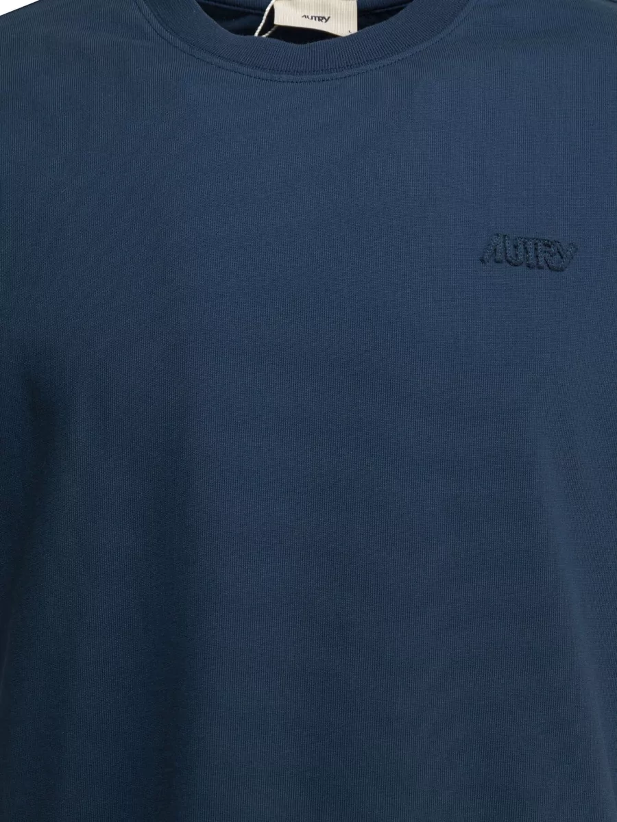 Autry Cotton Crew-Neck Logo-Print T-Shirt