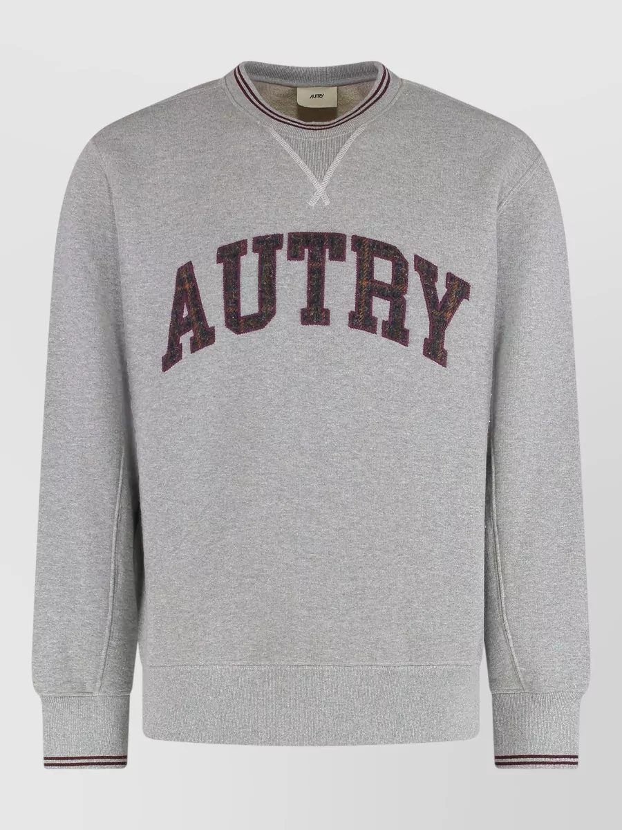 Autry logo cotton sweatshirt