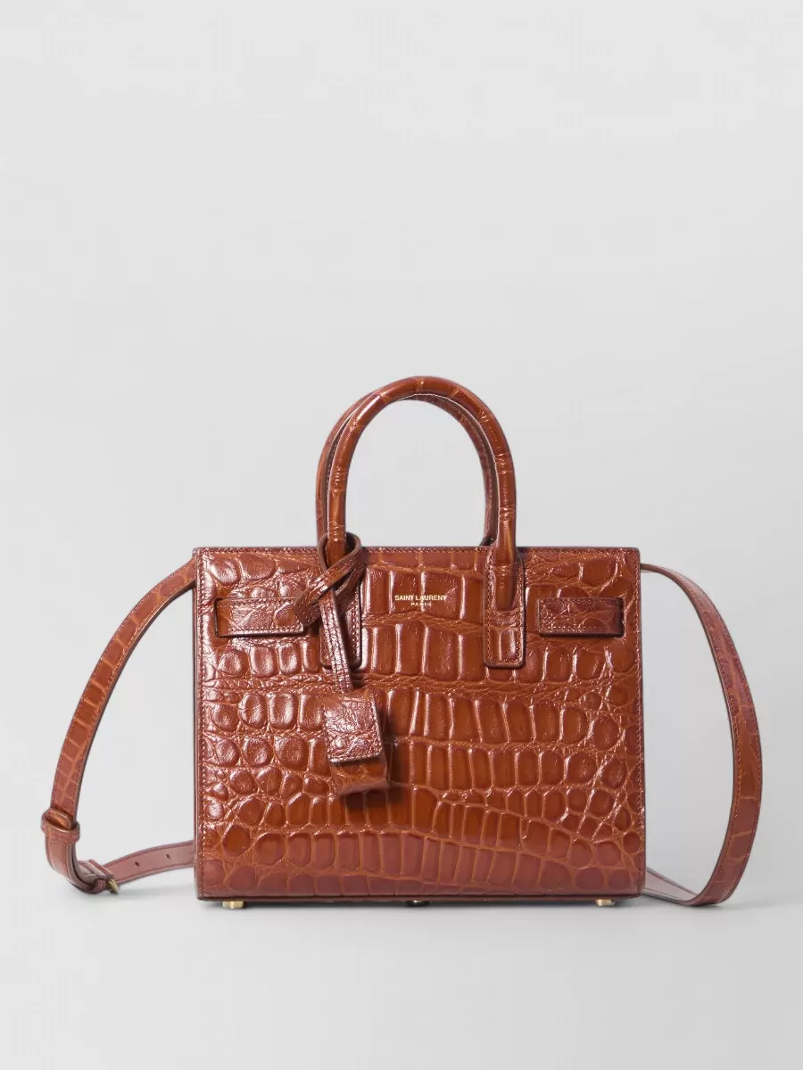 Saint Laurent sac de jour nano leather shoulder bag
