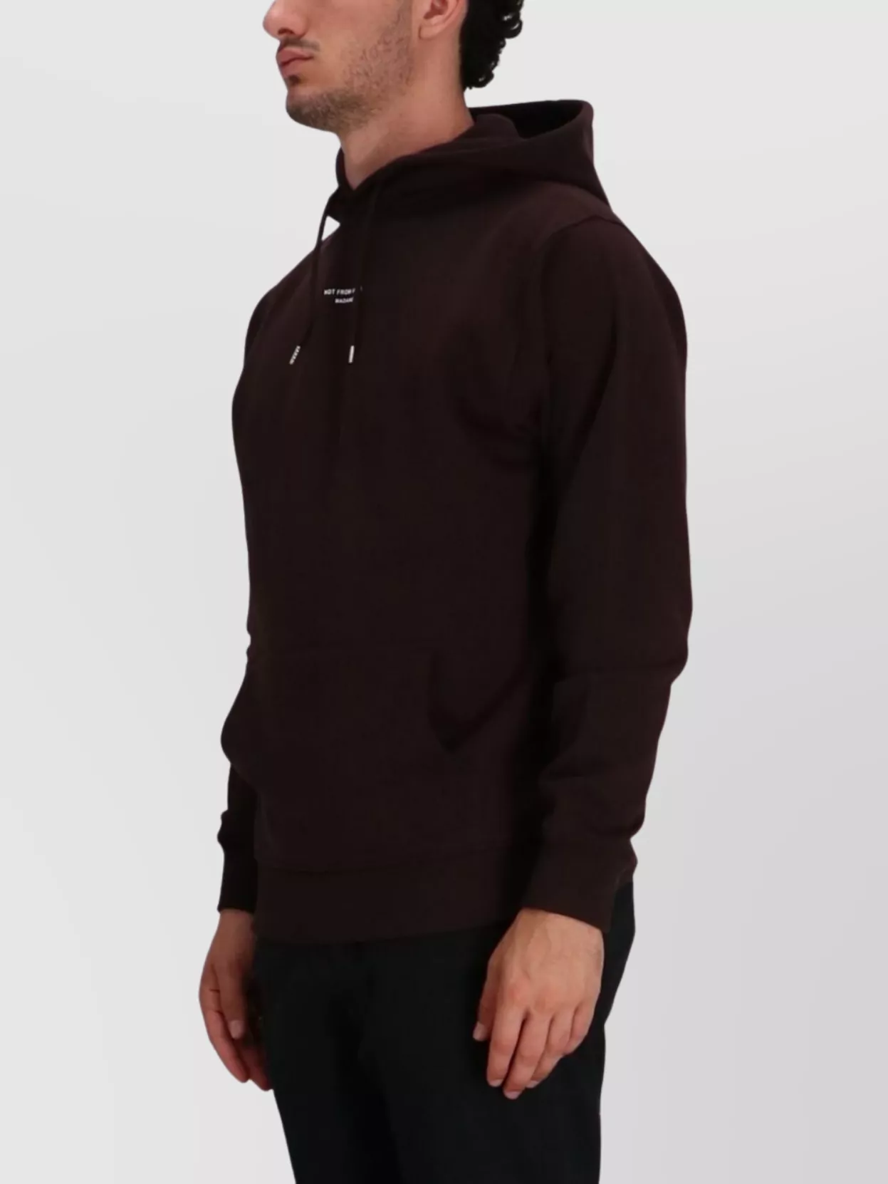 Drôle De Monsieur Logo Hoodie Featuring Kangaroo Pocket
