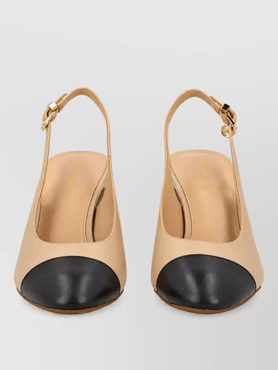 Michael Kors leather slingback mules