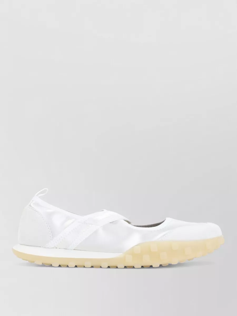 Jil Sander Low Profile Sneakers Round Toe Pull Tab