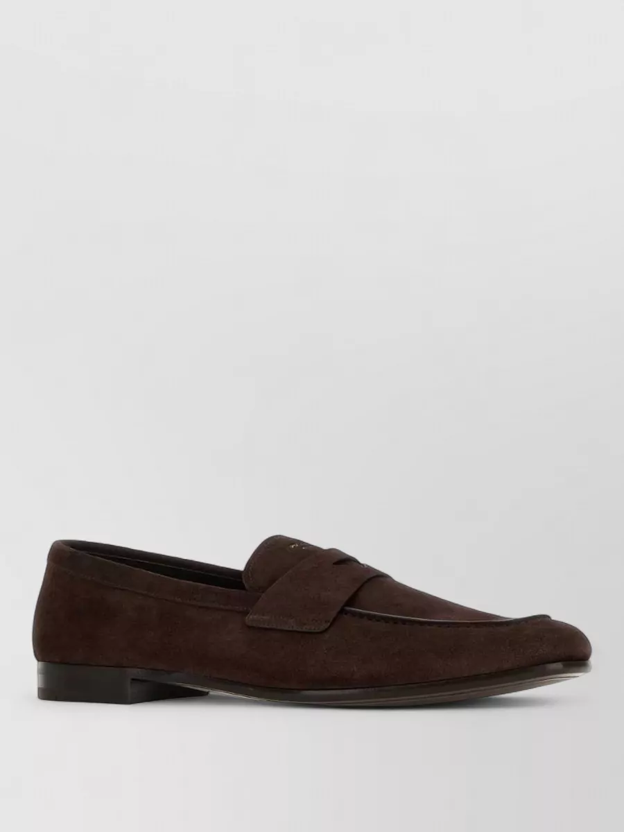 Prada suede loafers