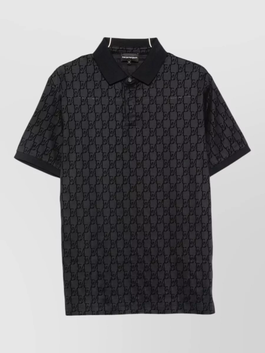 Emporio Armani Logo-Print Polo Shirt