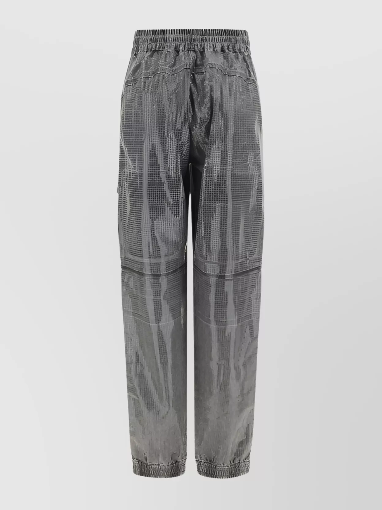 Diesel Stonewashed Cotton Cargo Trousers In Multi