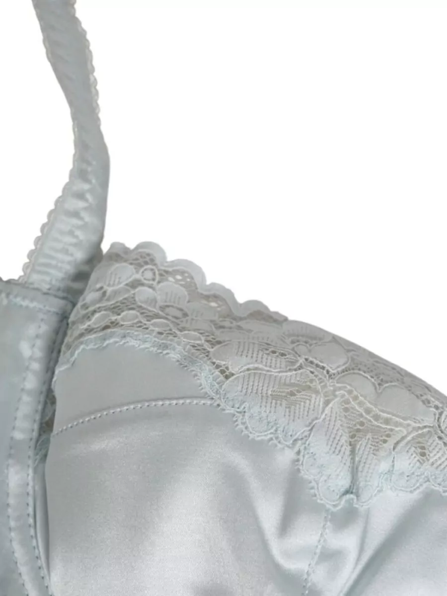 Dolce&Gabbana Silk Semi-Padded Balconette Bra