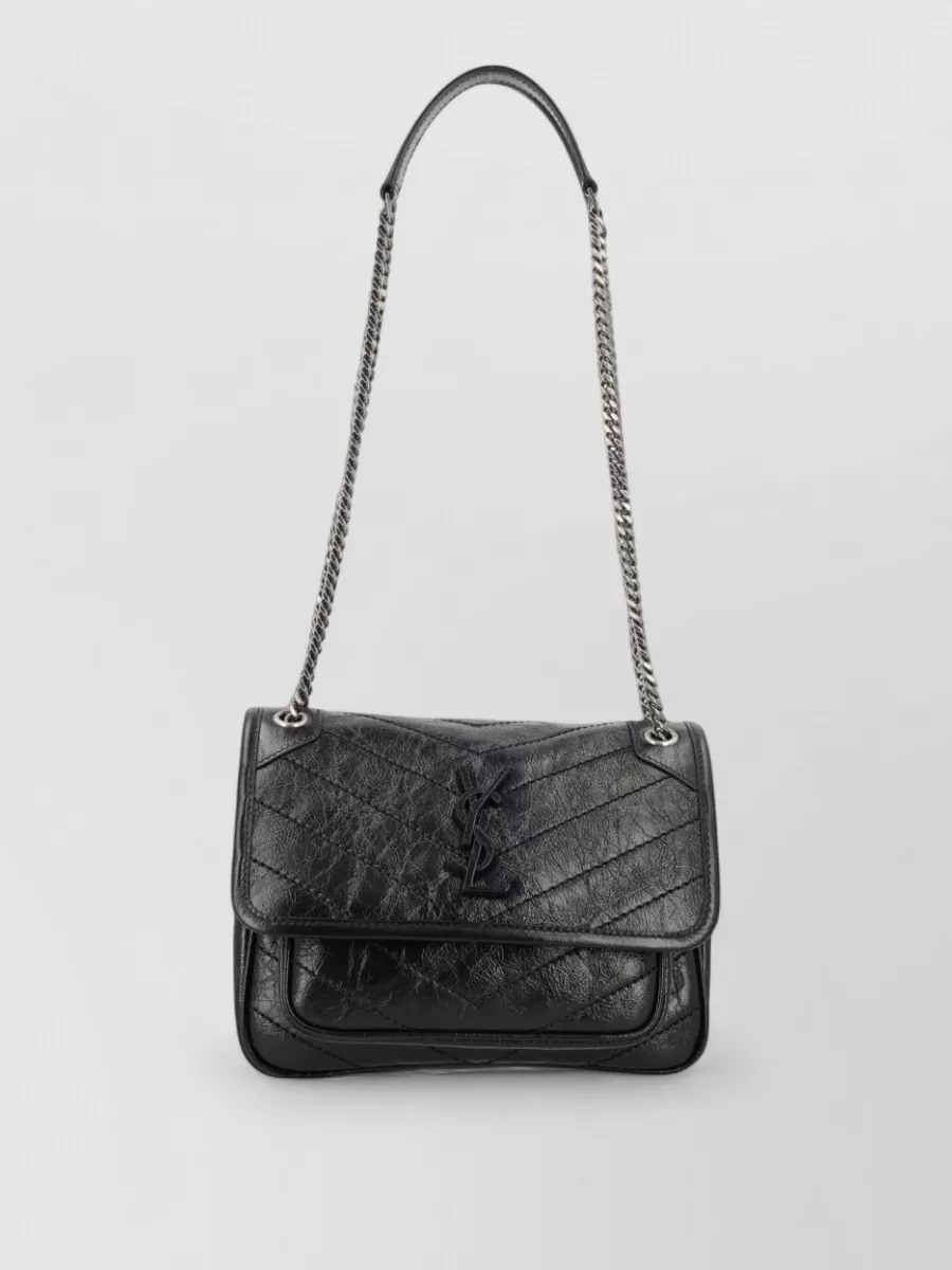 Saint Laurent Niki baby leather clutch bag
