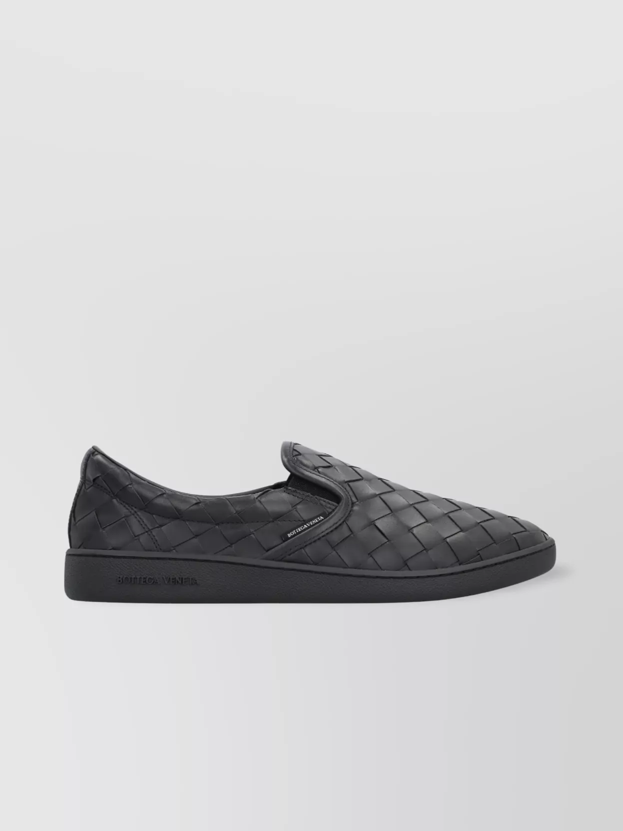 Bottega Veneta Slip-On Leather Sneakers Woven Design
