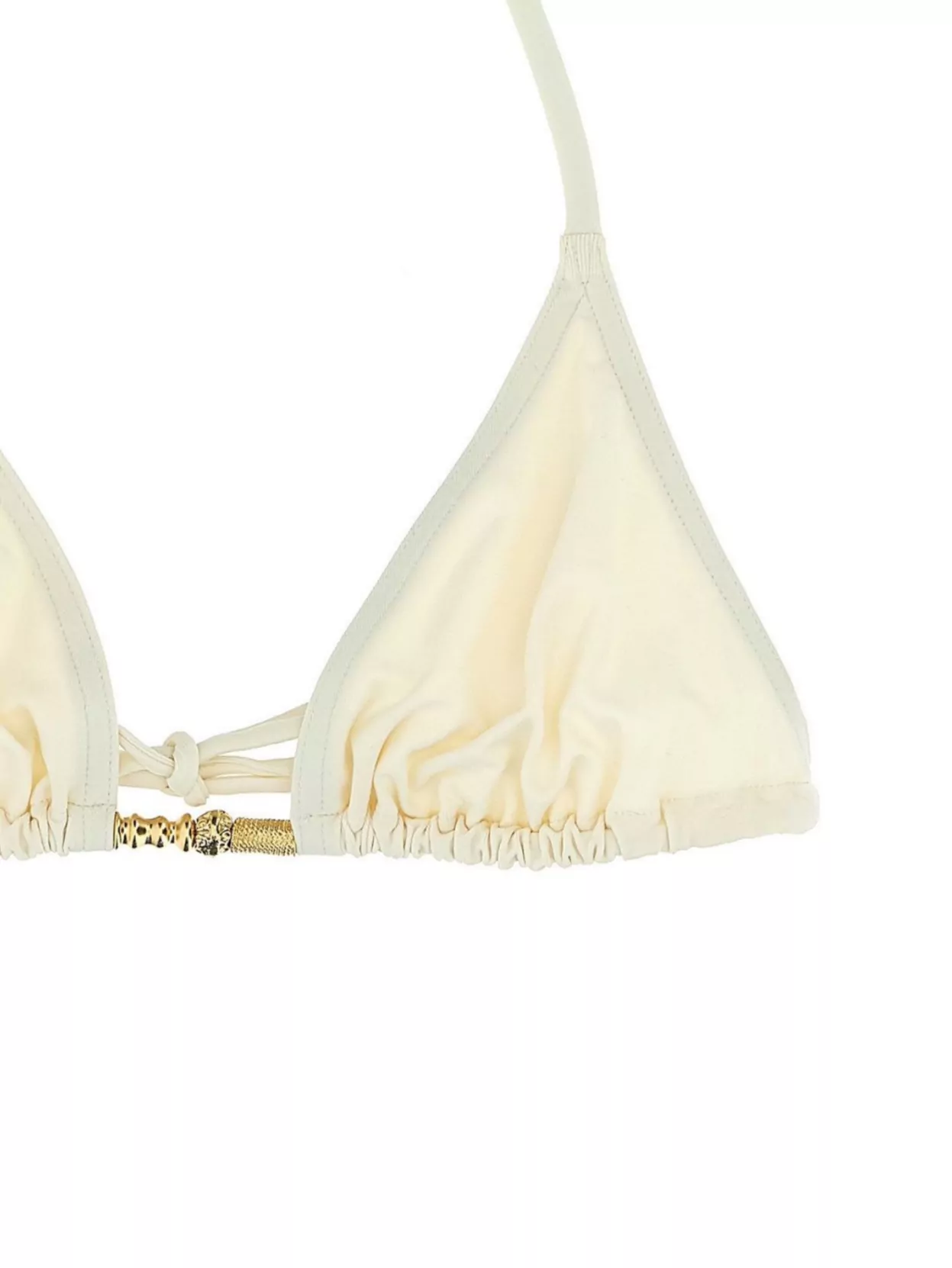 Eres Triangle Halter Neck Bikini Top With Ruched Detailing