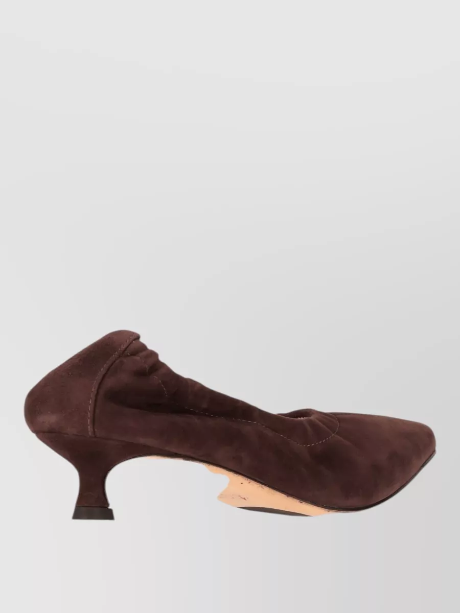 La Rose Suede Leather Pumps