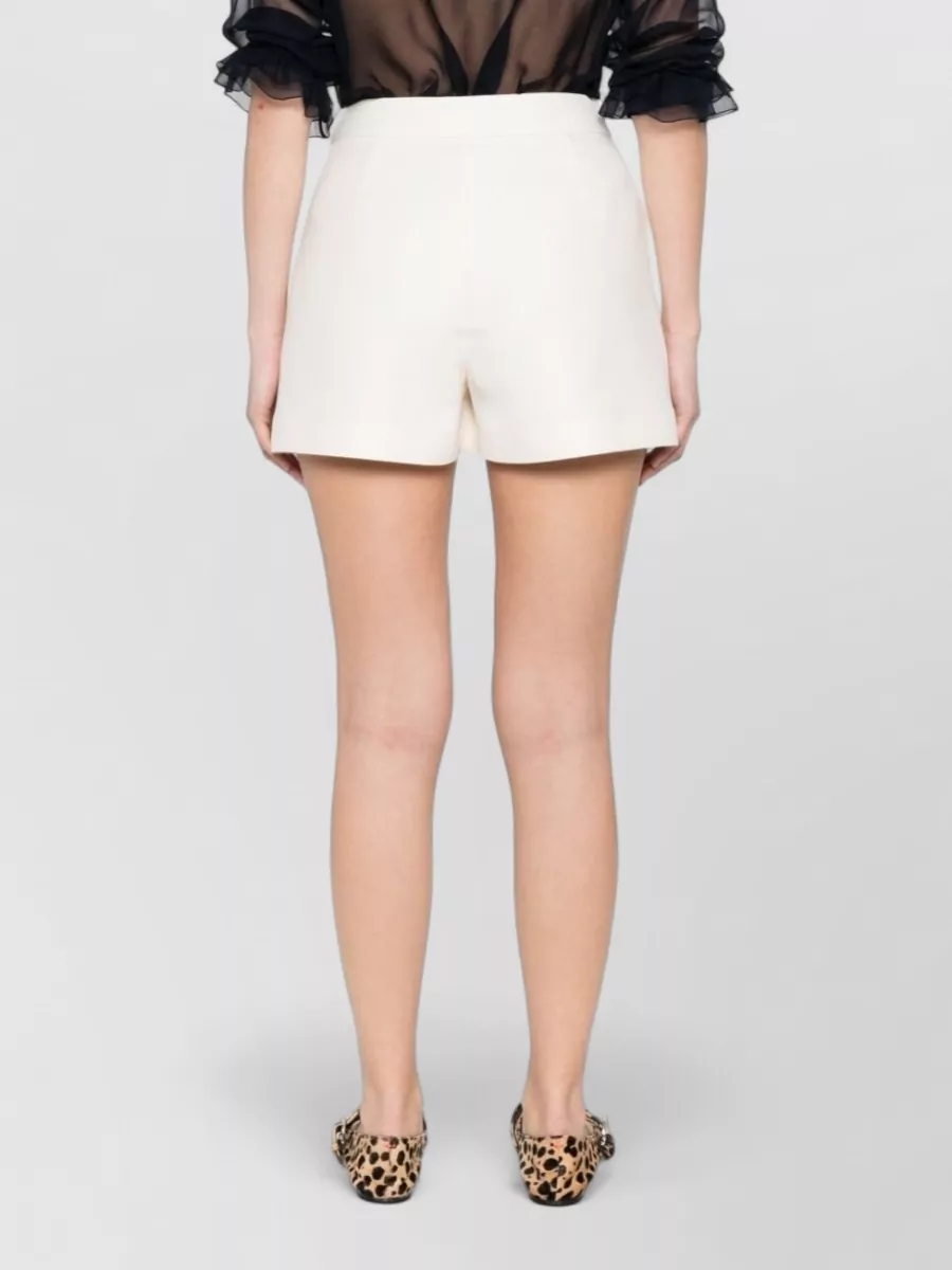 Valentino Wool And Silk Tailored Shorts
