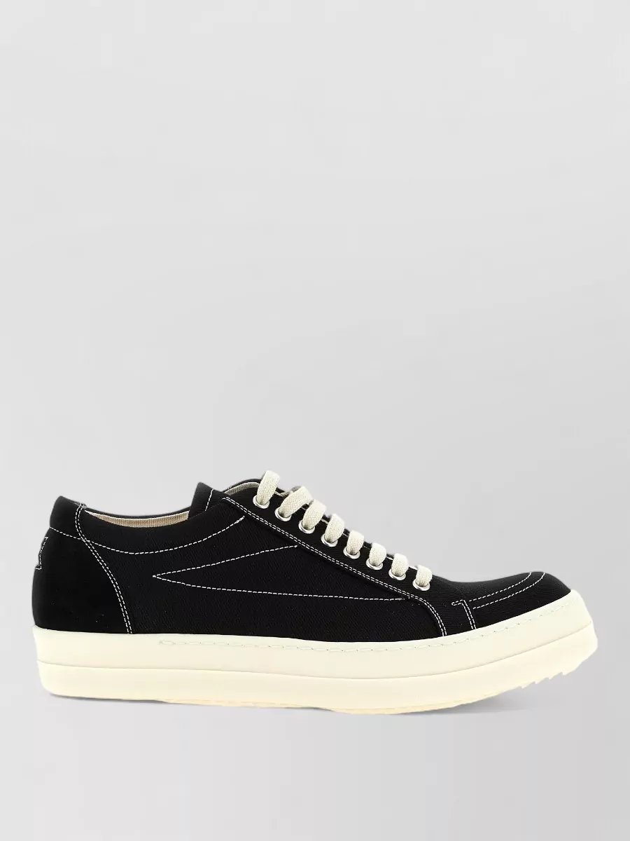 Rick Owens Drkshdw Penta Vintage Low Top Contrast Stitch Sneakers