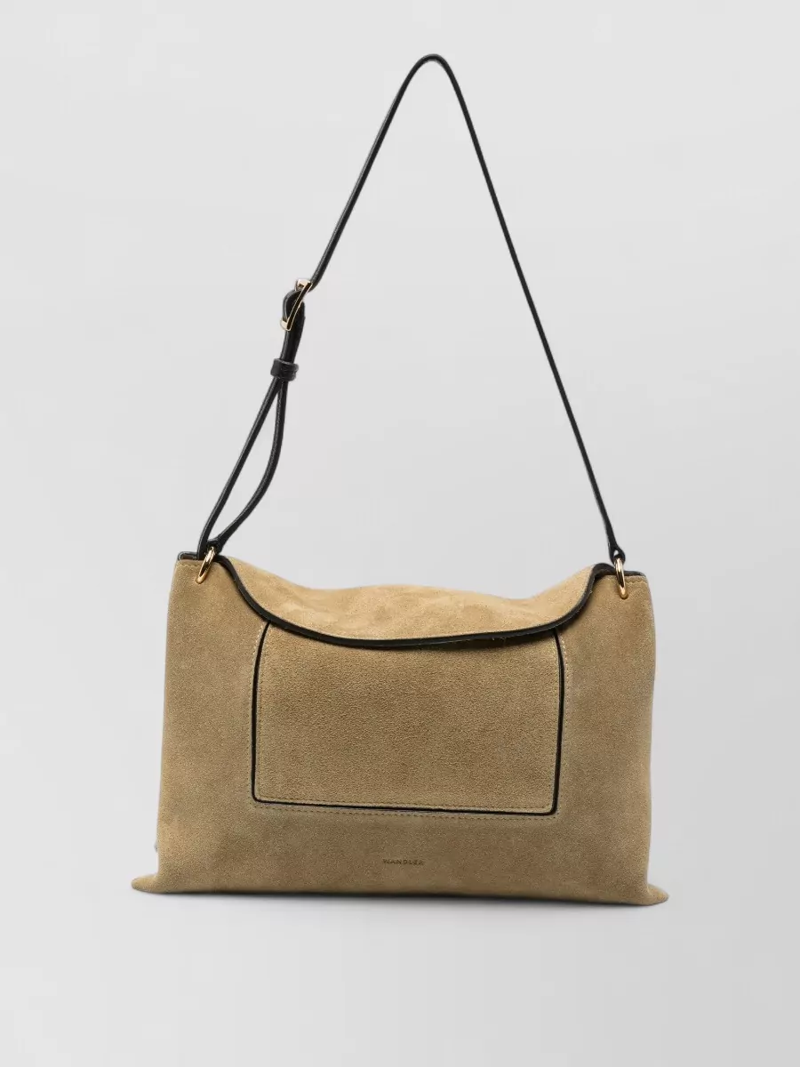 Wandler penelope leather clutch bag