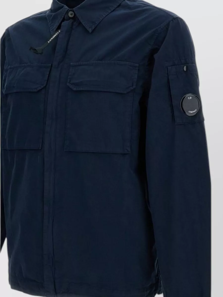C.p. Company Organic Cotton Single-Breasted Coat