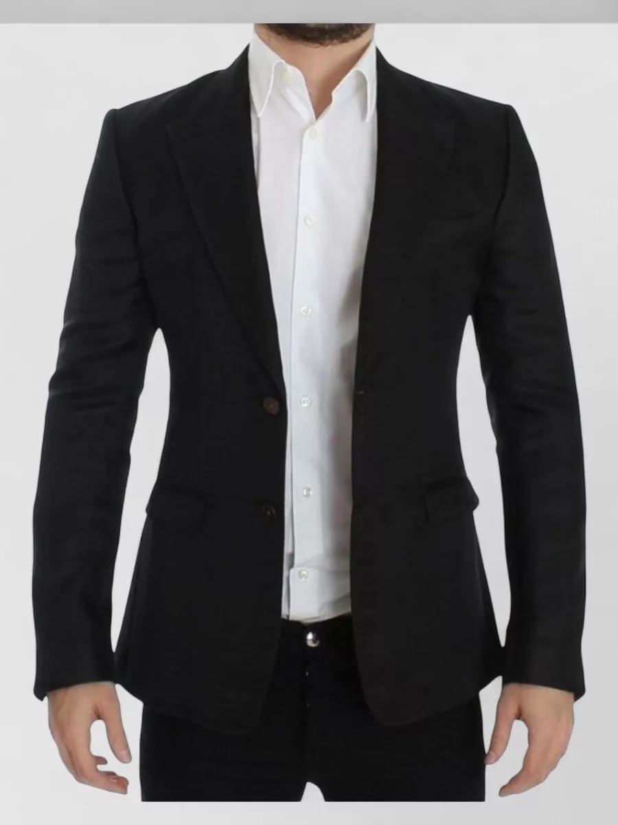 Dolce&Gabbana Silk slim-fit blazer