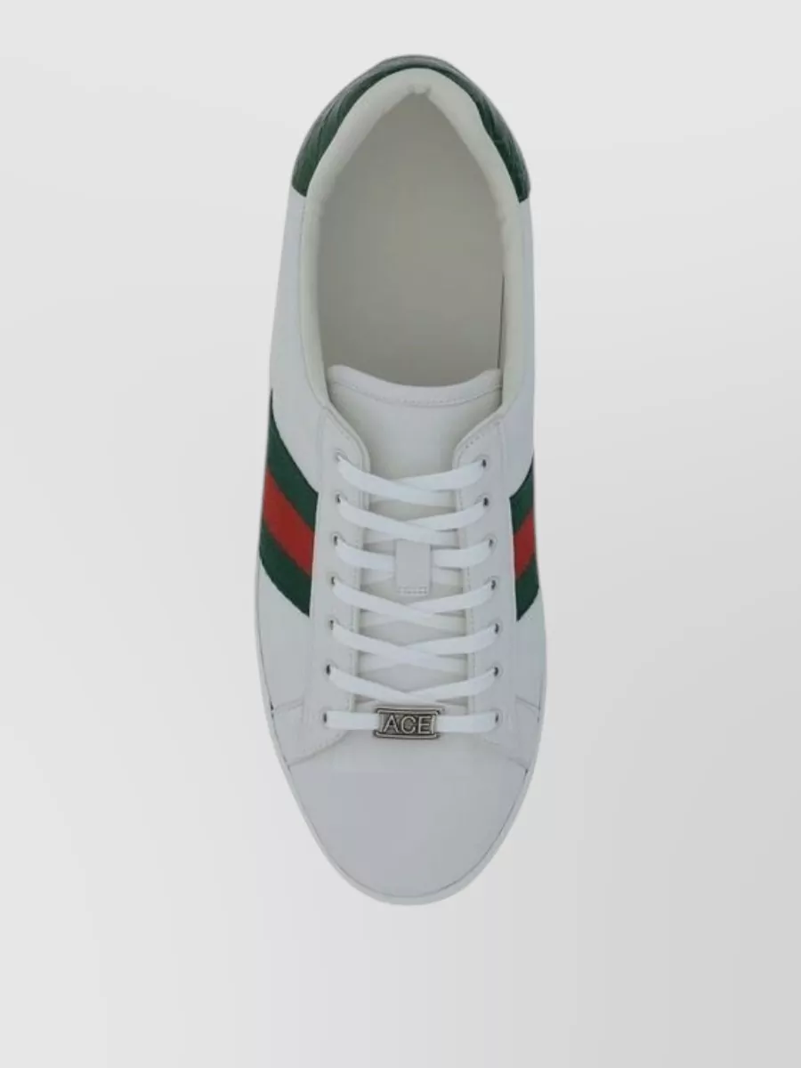 Gucci Calf Leather Low-Top Sneakers