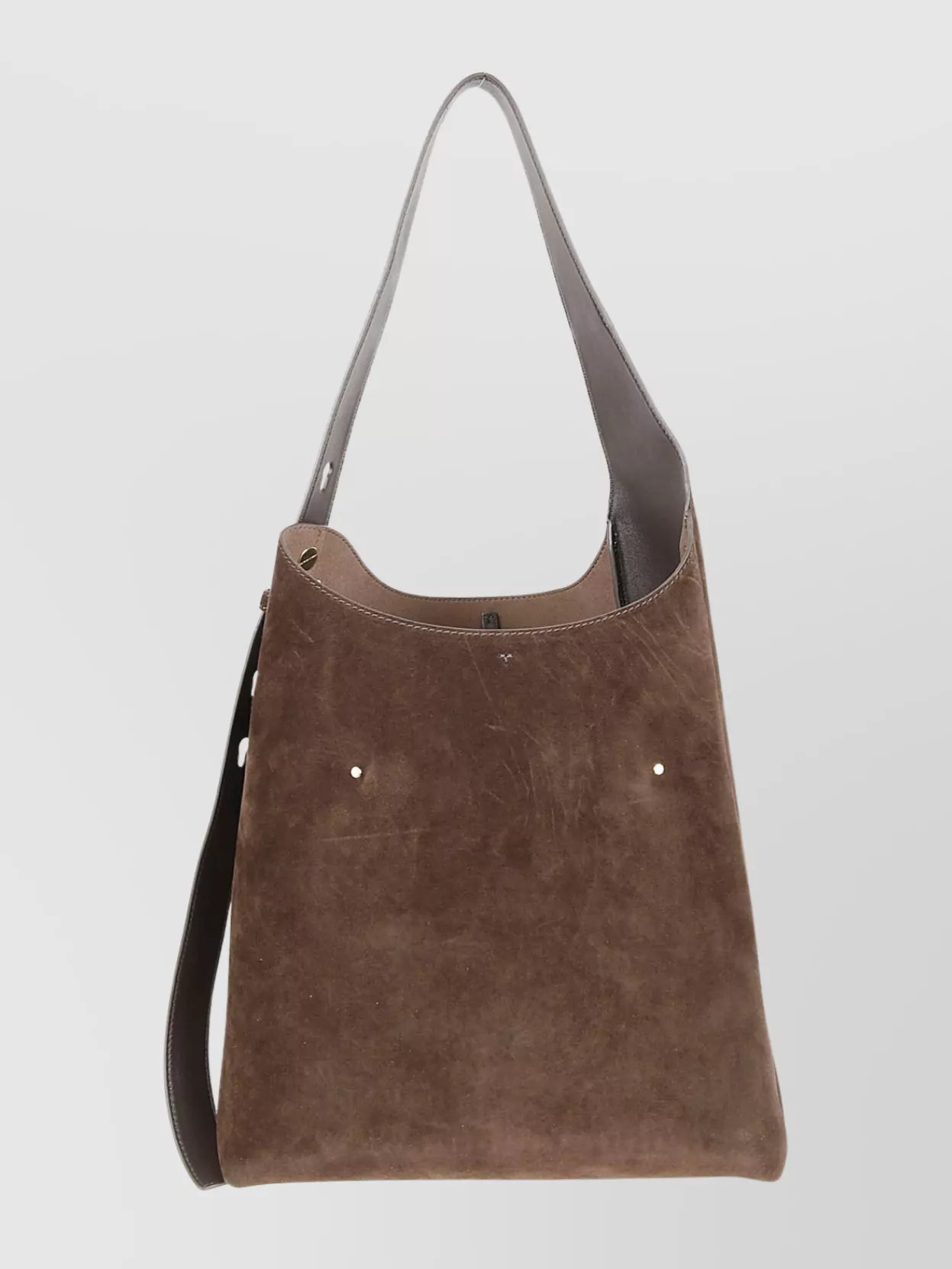 Tory Burch Suede Hobo Bag Adjustable Strap In Brown