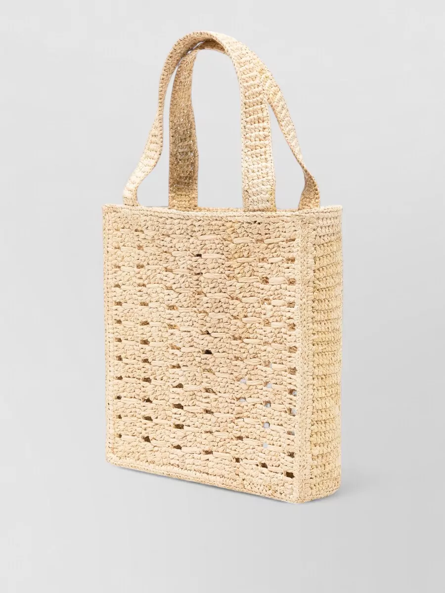 A.p.c. Small Raffia Beach Bag
