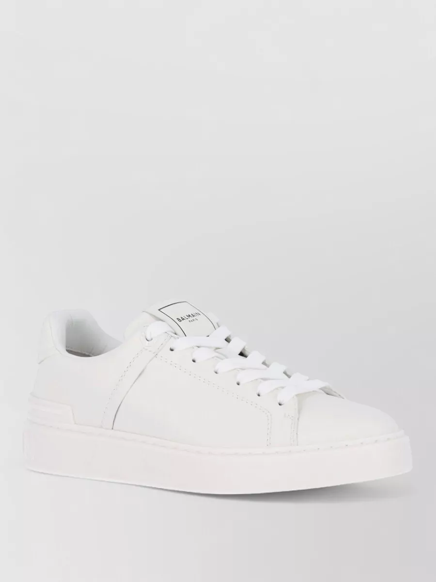 Balmain leather low-top sneakers