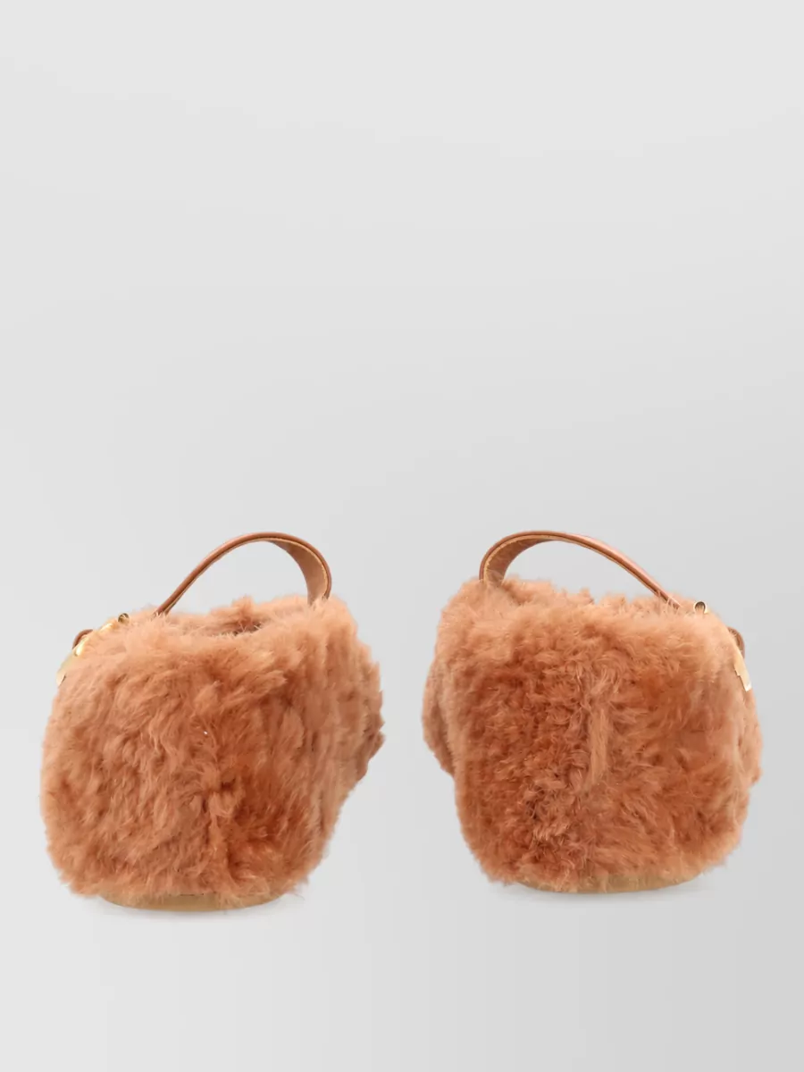 Ferragamo Shearling Slippers