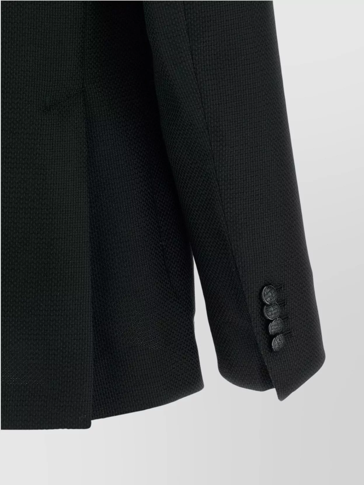 Tagliatore Square Pattern Blazer With Multiple Pockets