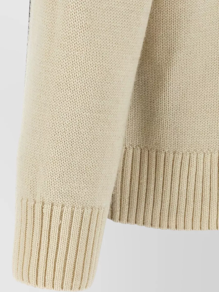 Jw Anderson Two Tone High-Neck Jumper