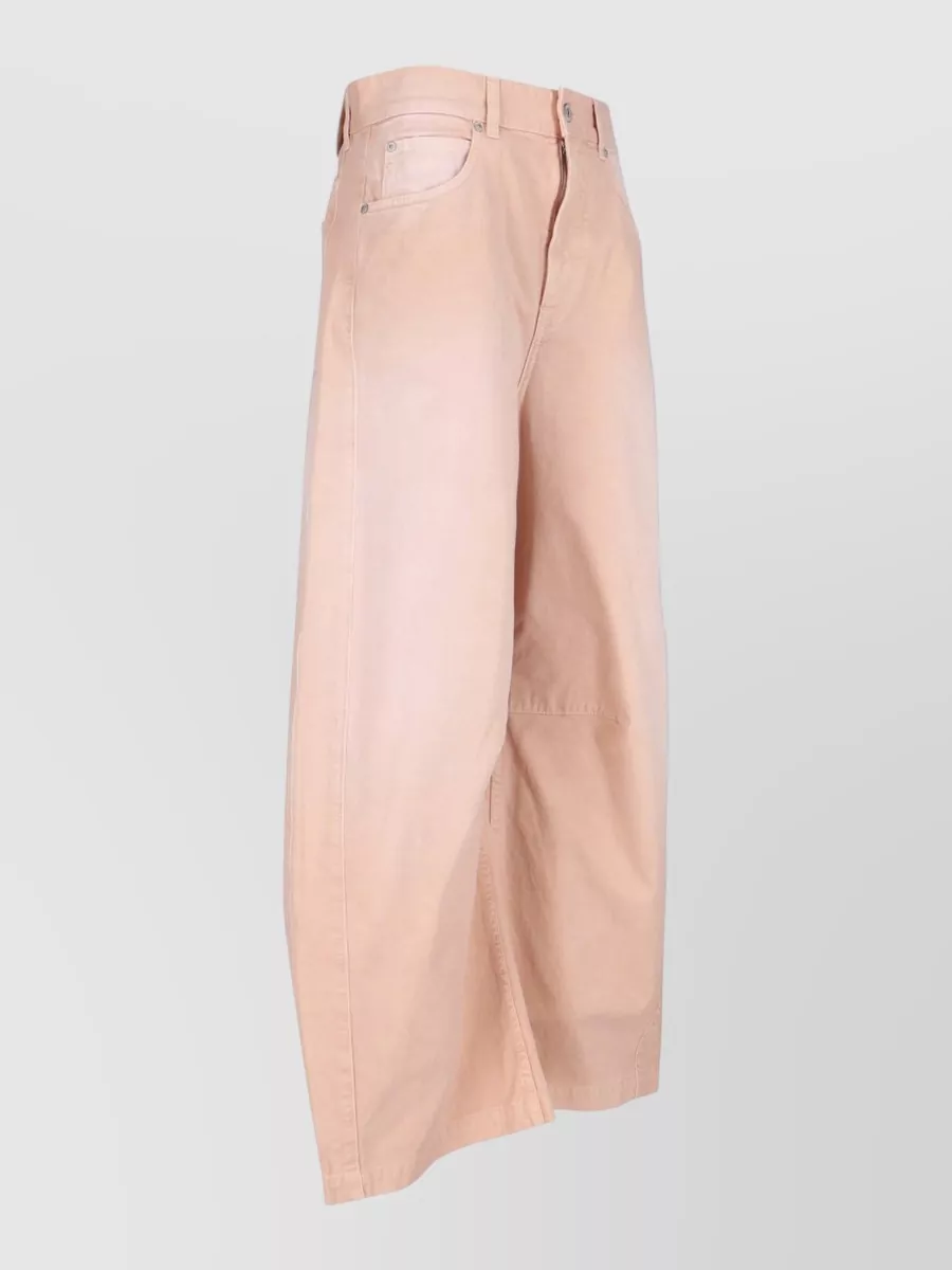 Loewe Paula's Ibiza Cotton Straight-Leg Wide-Leg Trousers