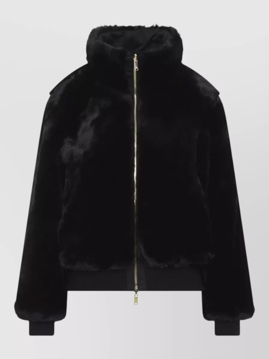 Moose Knuckles Quilted Satin Reversible Puffer Jacket