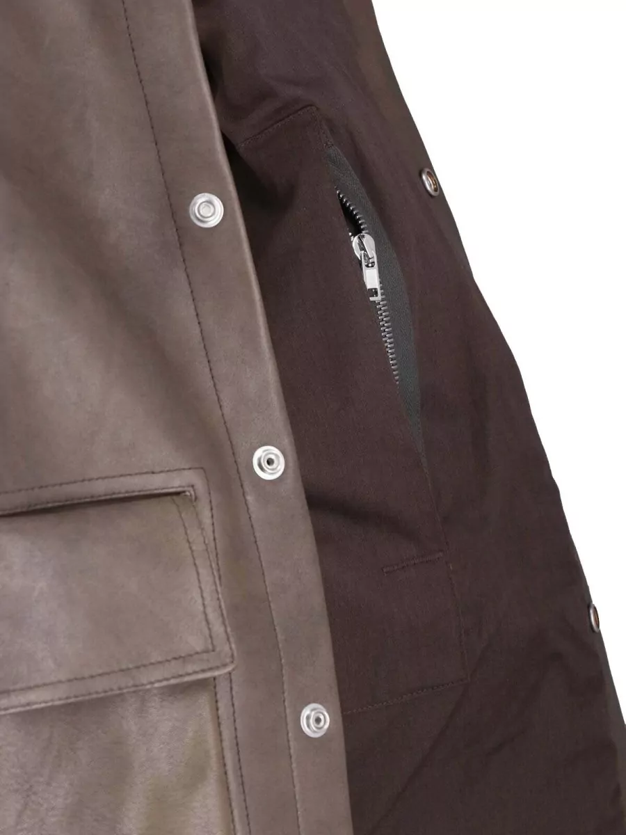 Rick Owens Leather Coat