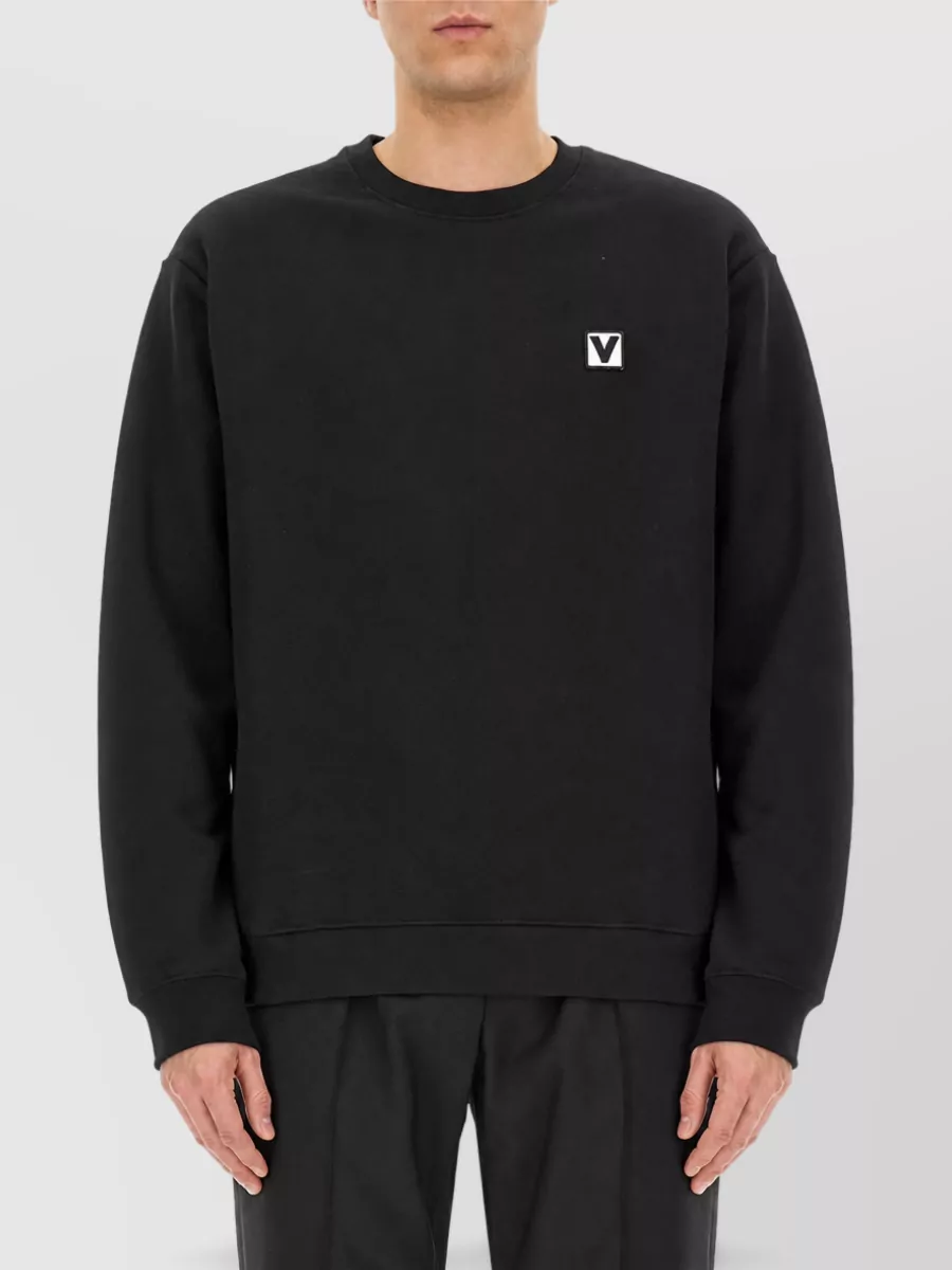 Valentino cotton crewneck sweatshirt