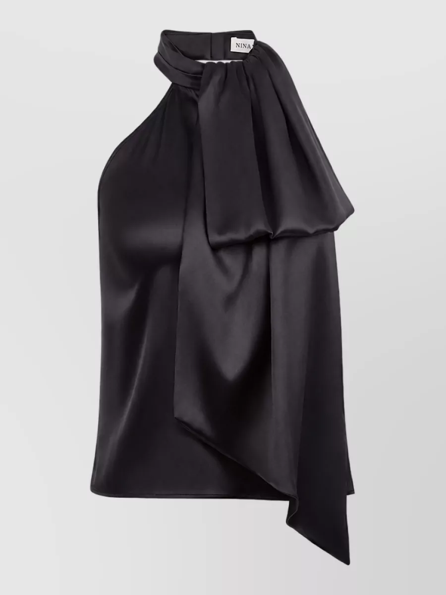 Nina Ricci silk long-sleeve top