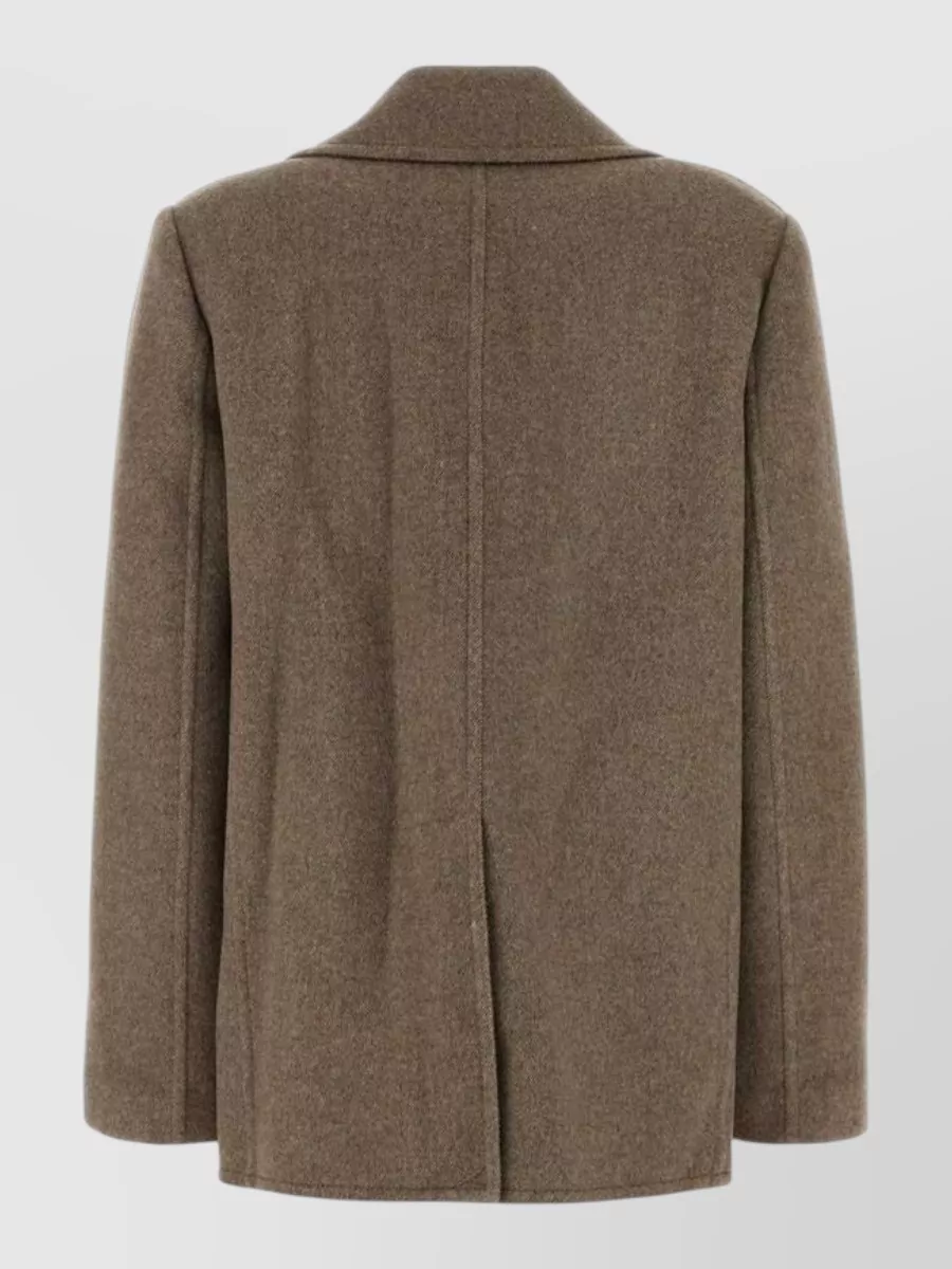 Tory Burch Virgin Wool Double-Breasted Blazer