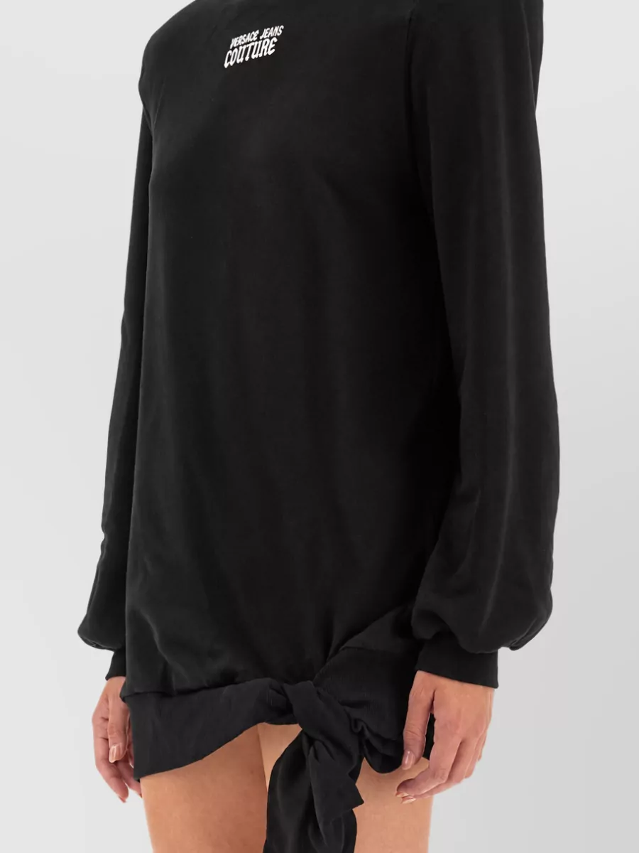 Versace Jeans Couture Cotton Sweatshirt Dress
