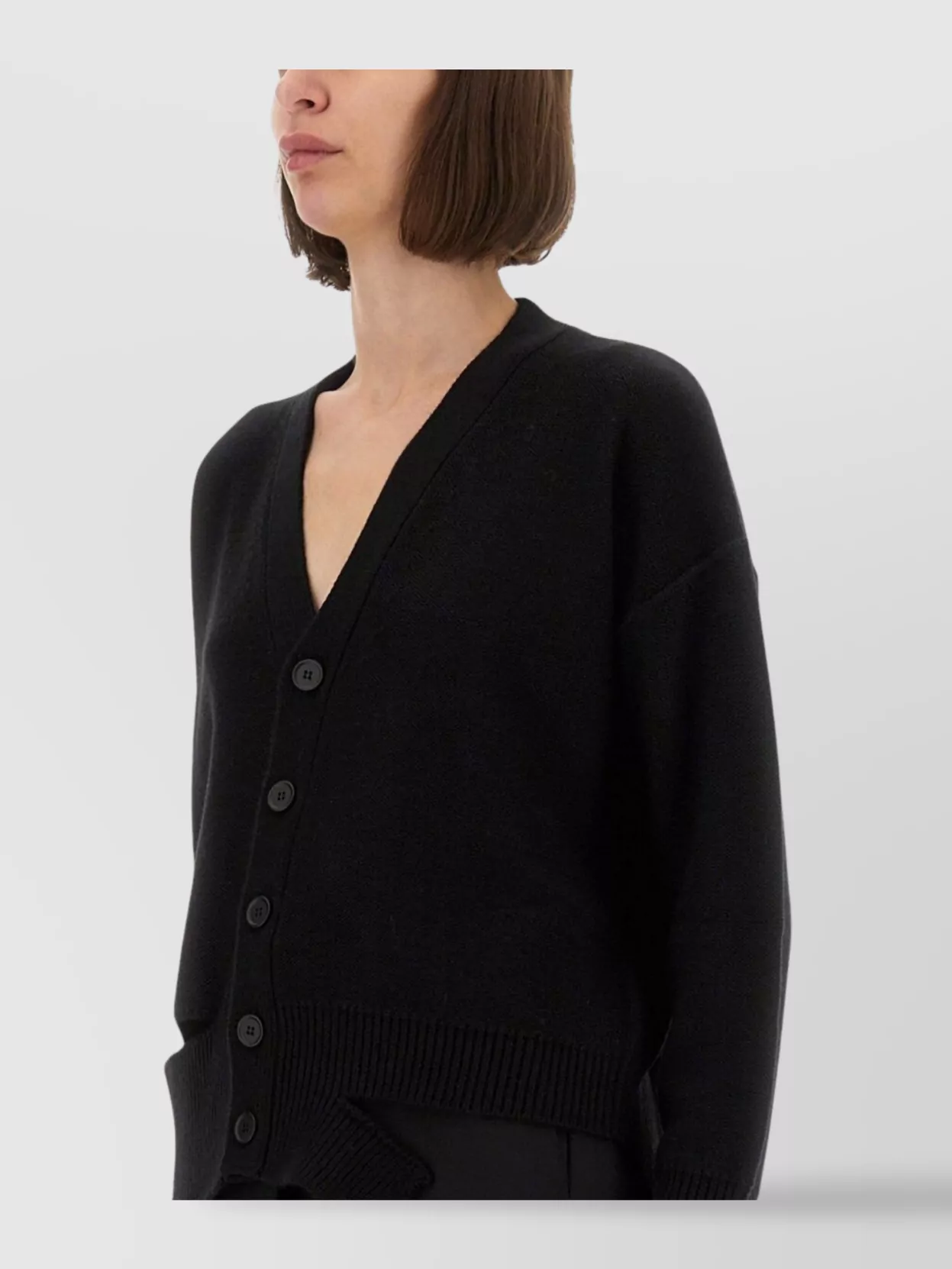 Mm6 Maison Margiela Knitwear V-Neckline Long Sleeves