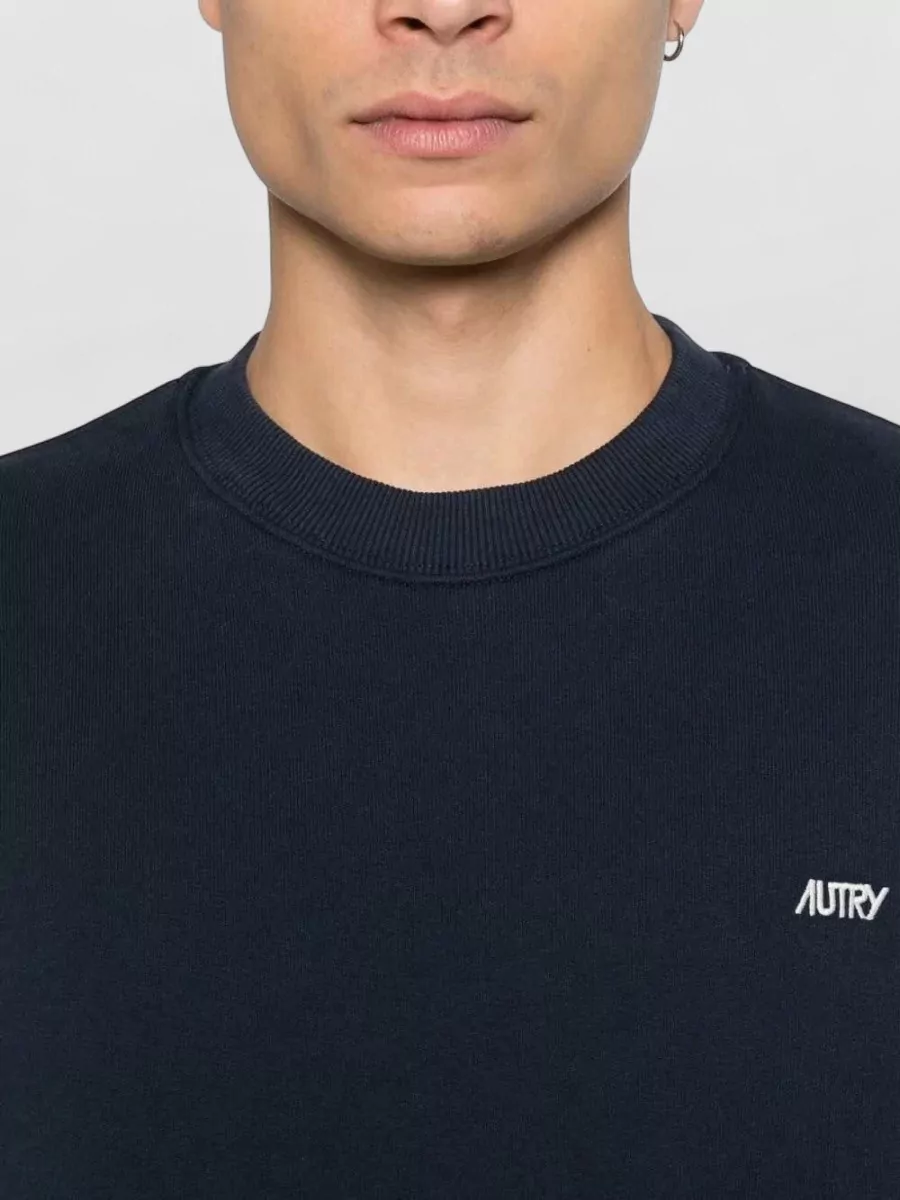 Autry Cotton Logo Crewneck Sweatshirt