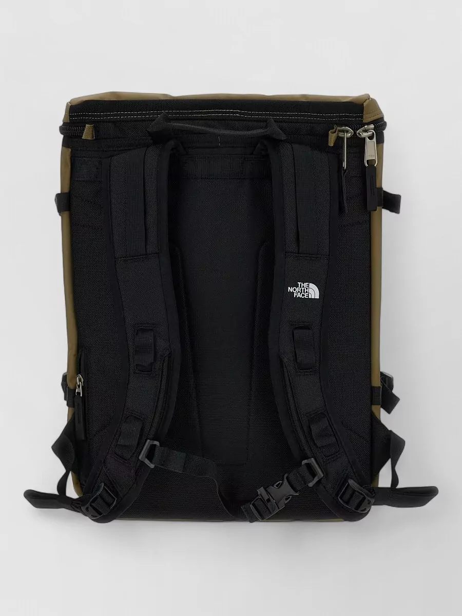 The North Face Backpack with front zip pocket and bungee cord