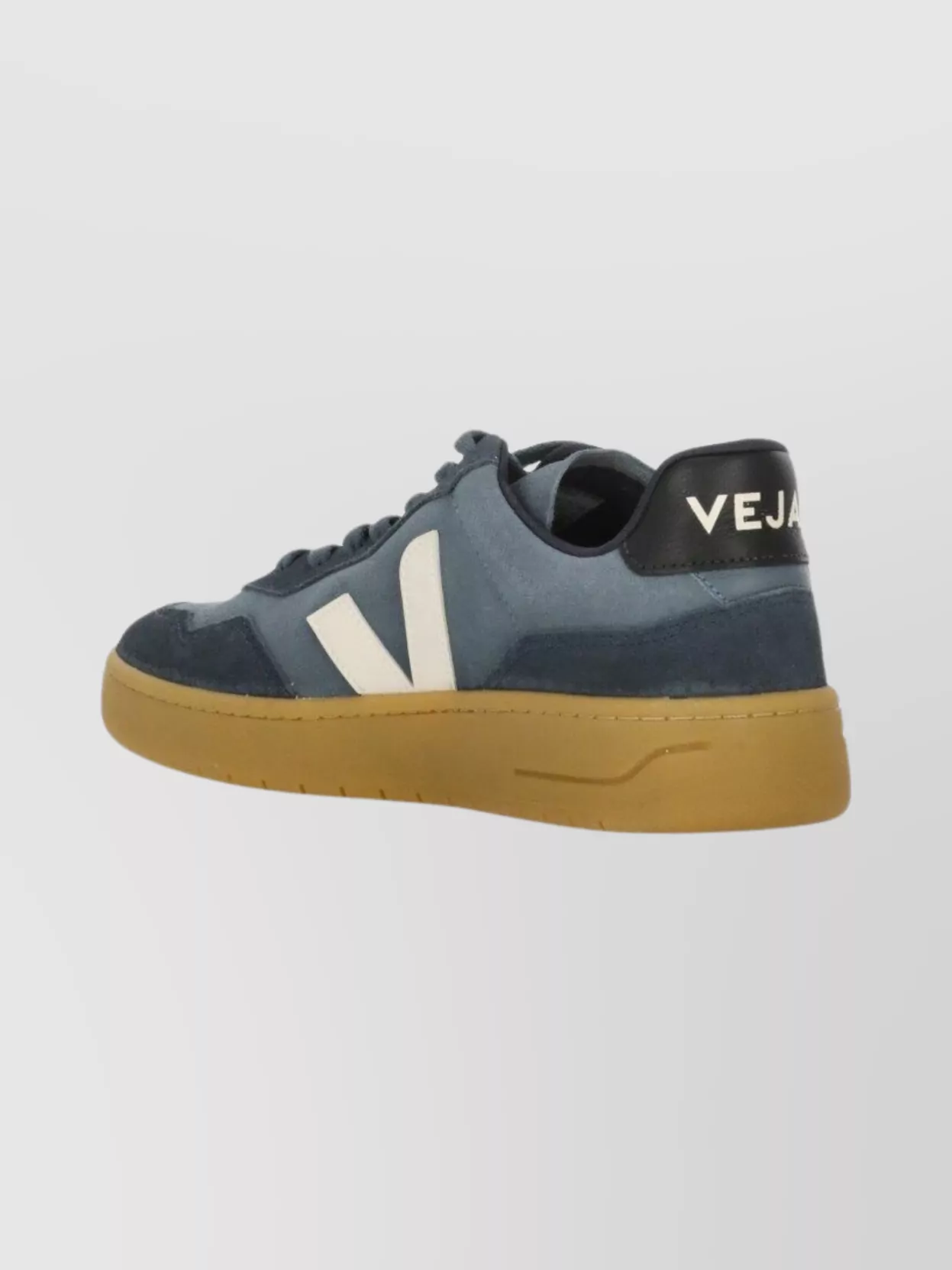 Veja Suede Leather Sneakers Round Toe Design