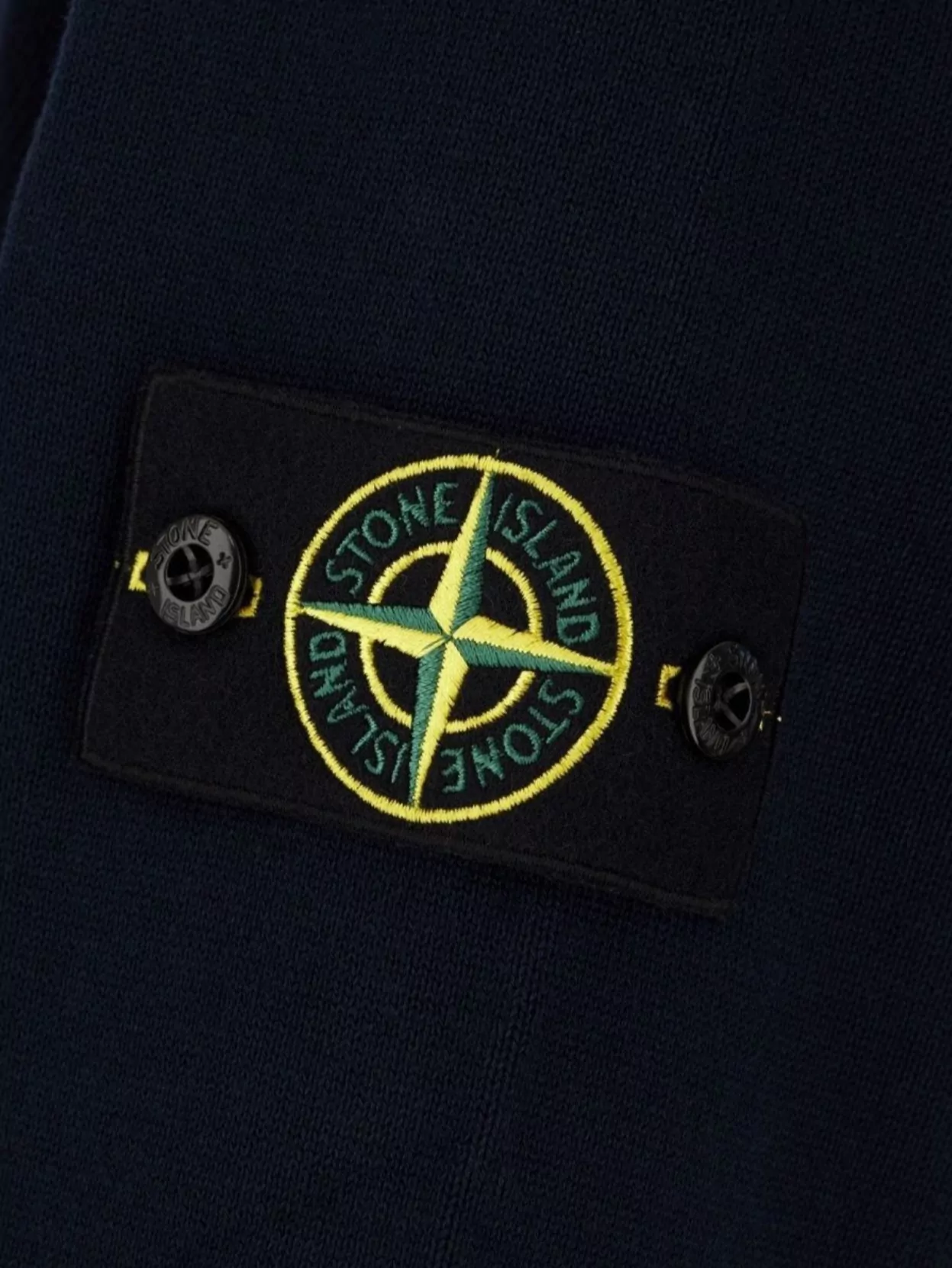 Stone Island Cotton Sweater With Detachable Logoed Label