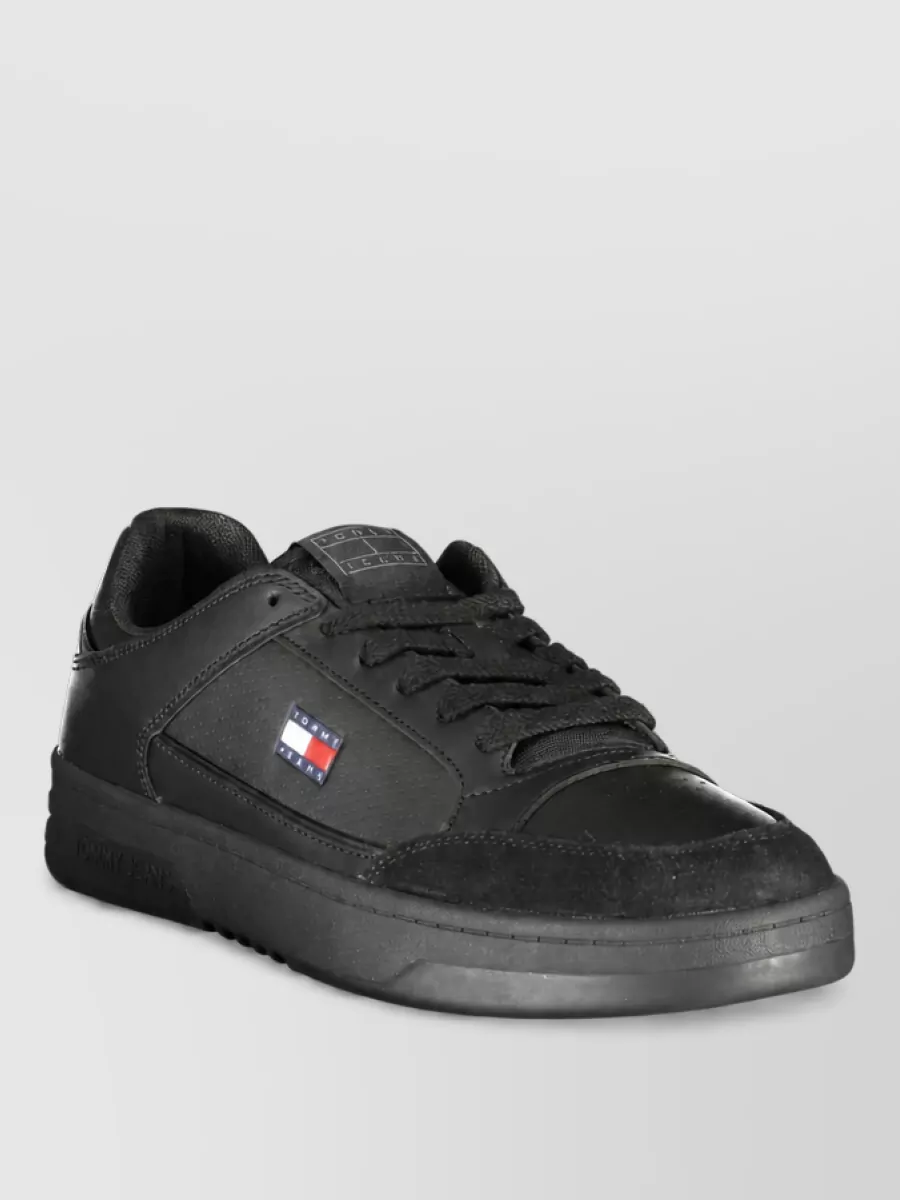 Tommy Hilfiger leather lace-up sneakers