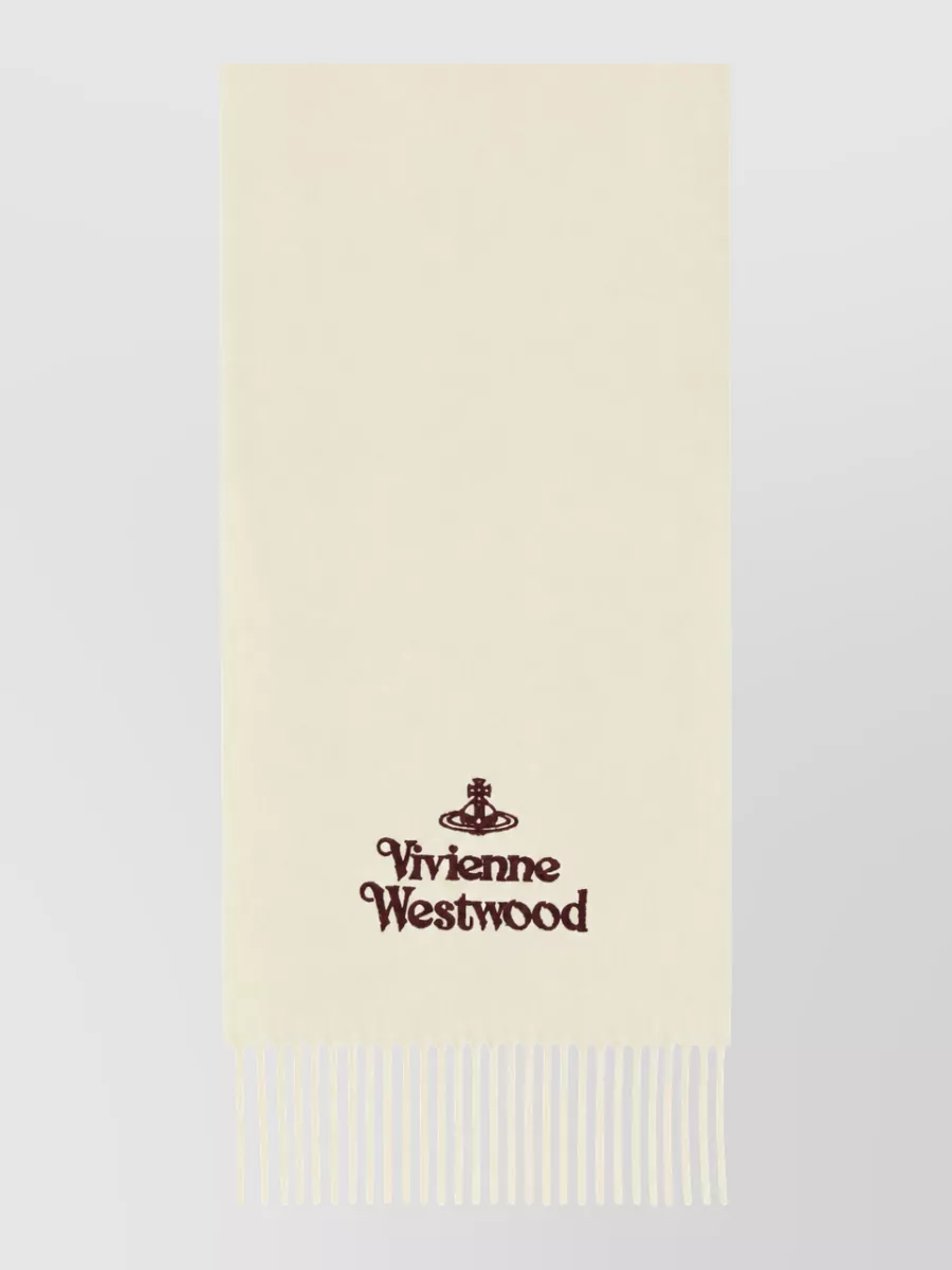 Vivienne Westwood Logo Wool Scarf
